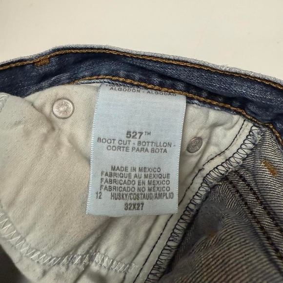 Vintage 2000s Levi Strauss 527 Bootcut‎ Blue Denim Jeans size 32x26 - Picture 5 of 8